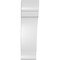 Ekena Millwork 5 1/2-in. W x 8-in. D x 20-in. H Olympic Architectural Grade PVC Knee Brace BRCP055X08X20OLY - alternate 5